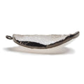 31x18x7mm Gunmetal Leafed White Drusy Focal Pendant 1 piece