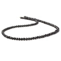 3.5-4.5mm Black Spinel Faceted Round Beads 16 inch 98 pieces