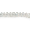 3.5-7.5mm Aqua Green Chalcedony faceted rondelles 18 inches 135 beads A