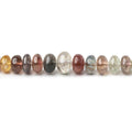3.5-9mm Multi Color Tourmaline Plain Rondelle Beads 18 inch 142 pieces