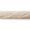 3.5mm Champagne Zircon Plain Rondelle 13.75 inch 160 Beads