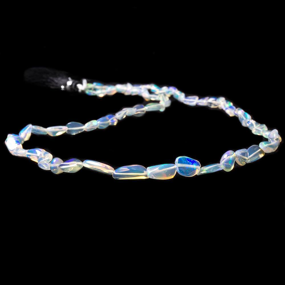 3.5x3.5-9x6mm Ethiopian Opal Plain Nugget Beads 16 inch 70 pieces