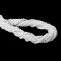 3.8mm Rainbow Moonstone Faceted Round Beads 14 inch 80 pieces