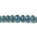 3mm - 8mm Santa Maria Aquamarine Plain Rondelles 18 inch 170 pieces AA