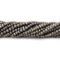 3mm Golden Pyrite Faceted Rondelle Beads 13 inch 154 pieces