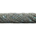 3mm Labradorite Micro Faceted Round Beads 13 inch 120 pieces