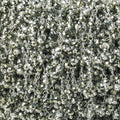 3mm Pyrite micro-faceted round Silver Dangling Chain by the foot