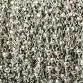 3mm Silver plated Pyrite Silver plated Chain by the foot