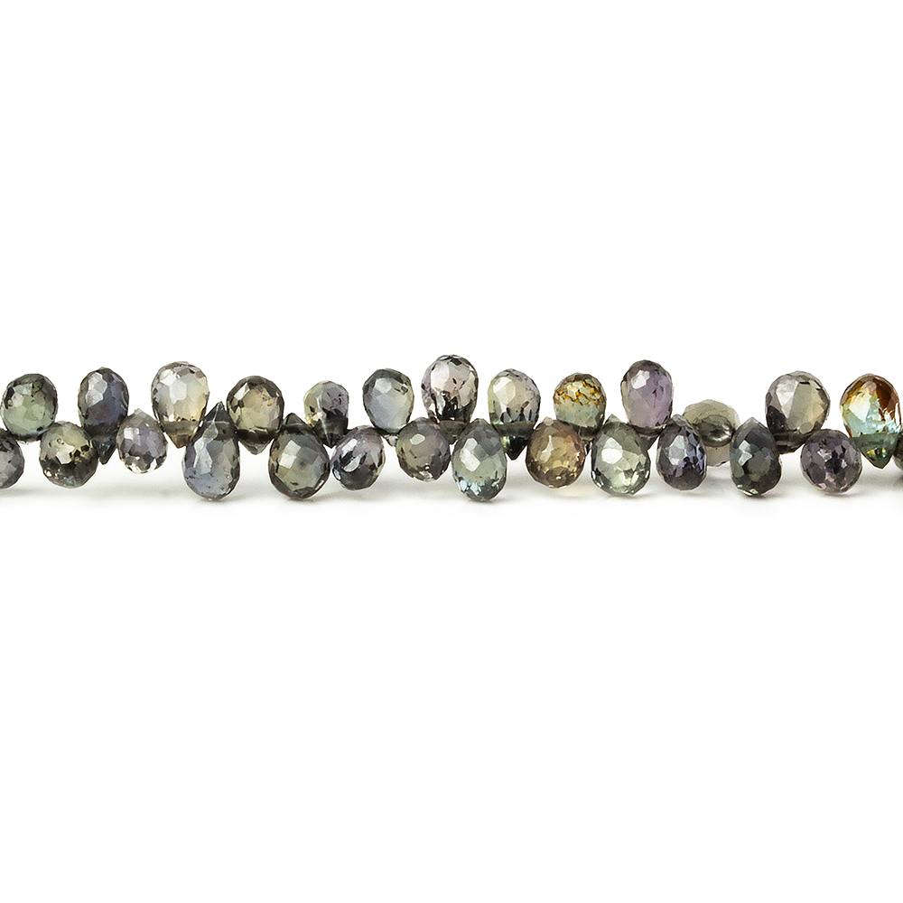 3x2-4x3mm Color Change Sapphire Micro Tear Drop Briolette 16 inch 160 pieces