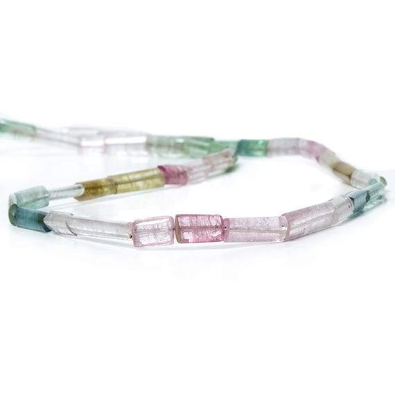 4-11mm MultiColor Tourmaline polished Crystal Beads 16 inch 40 pieces