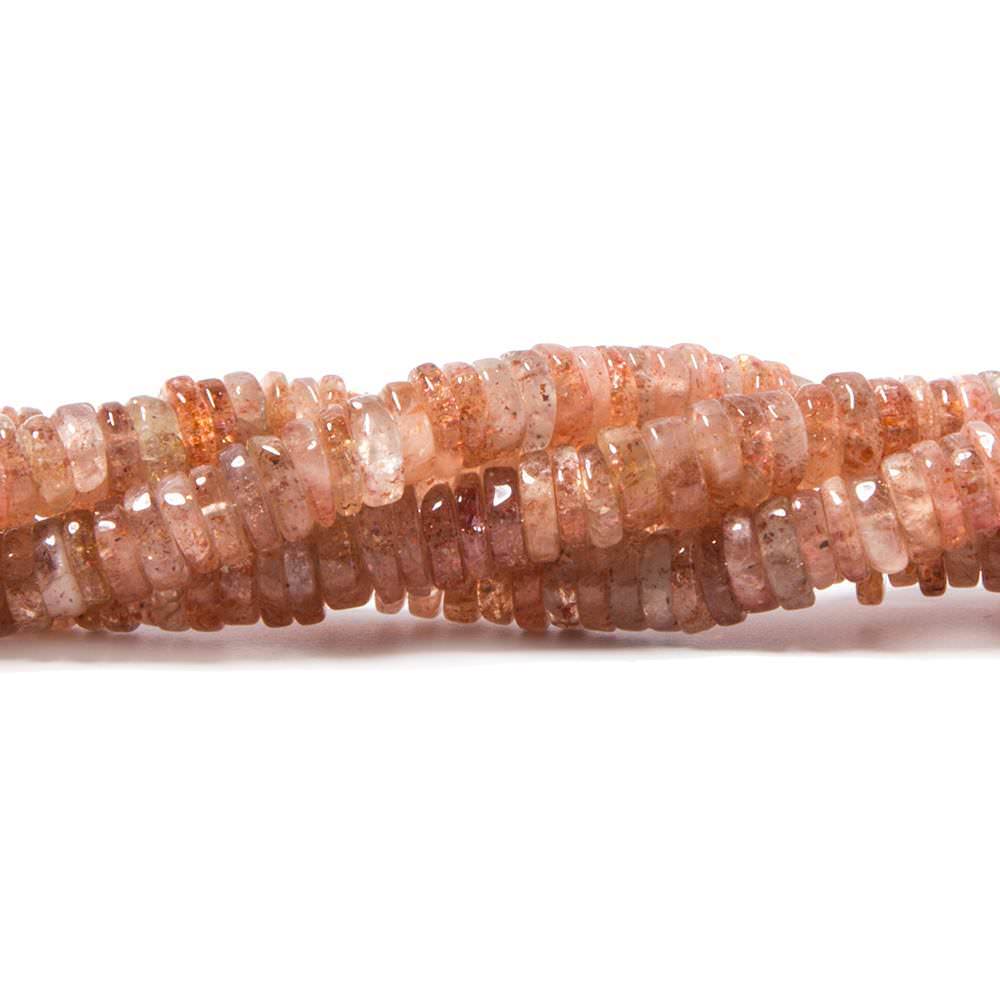 4-4.5mm Sunstone Heshi Beads 14 inch 260 pieces