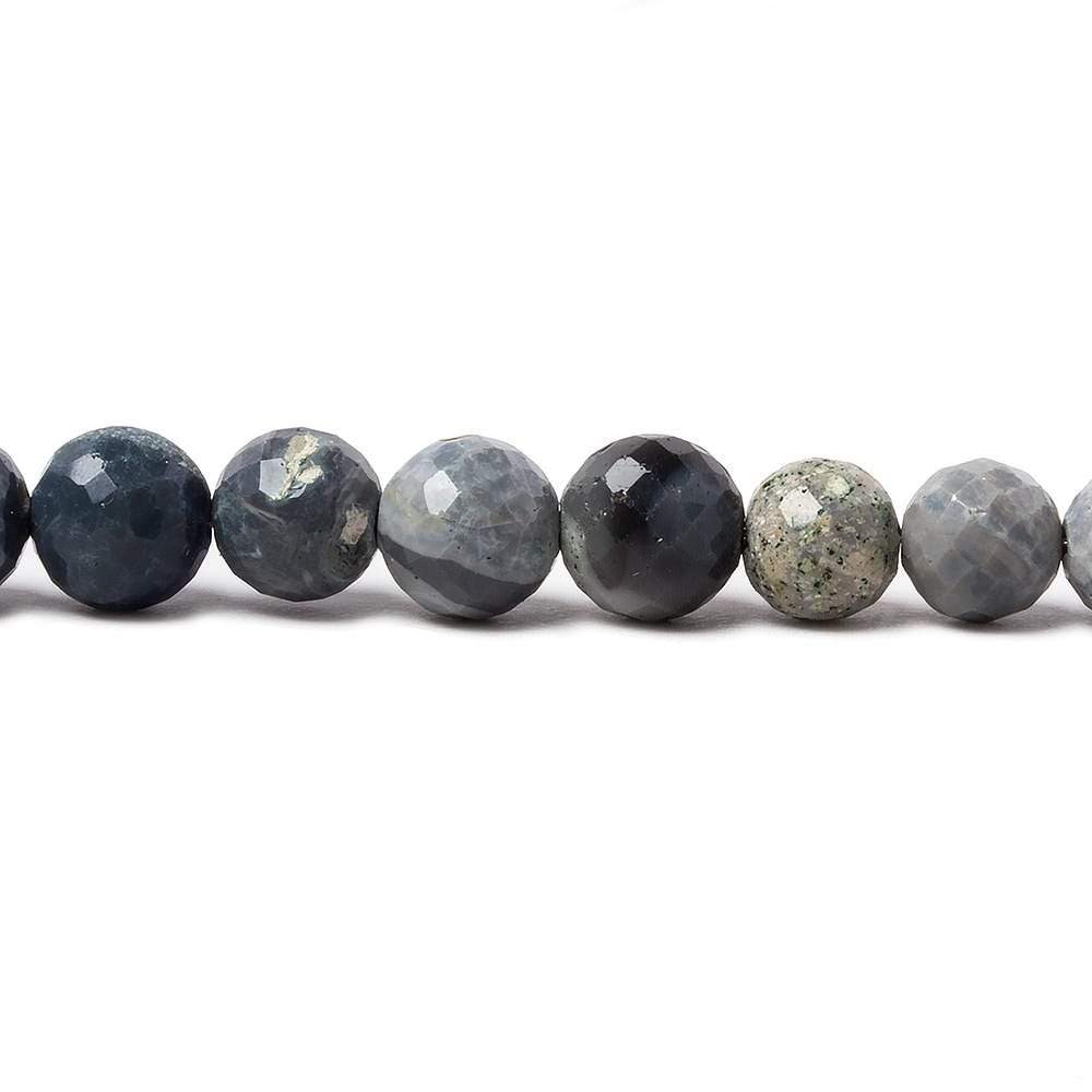 4-6.5mm Australian Opal Faceted Rounds 18 inch 88 beads A Grade