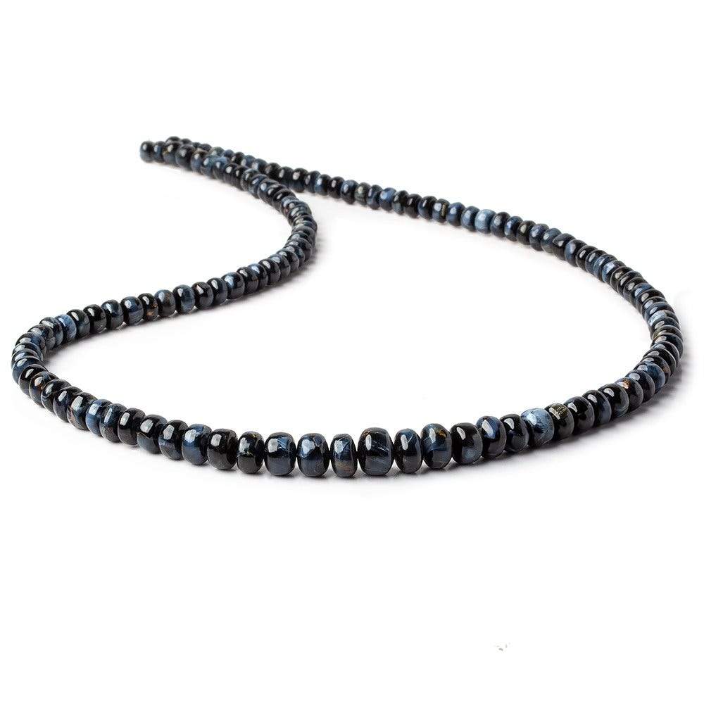 5-8mm Pietersite plain rondelle beads 18 inch 118 pieces AA