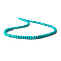 4-7mm Turquoise Plain Rondelle Beads 18 inch 157 pieces