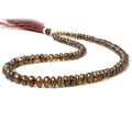4-8.5mm Andalusite Plain Rondelle 15 inch 99 Beads AA