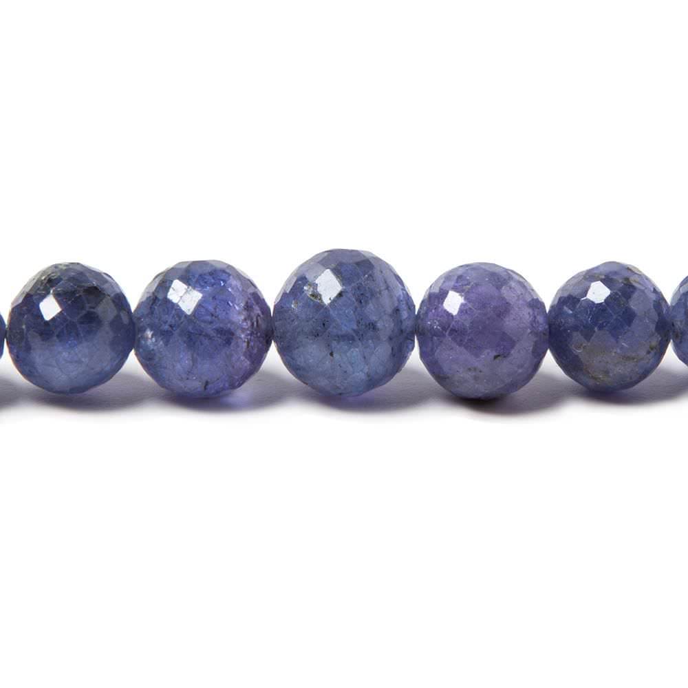 4-9mm Tanzanite Faceted Round Beads AA Grade 16 inch 60 pieces