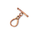 12x19mm Plain Copper Toggle 1 piece