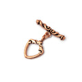 13x18mm Antiqued Copper Toggle Bali Design 1 piece