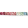 4mm Multi Tourmaline Faceted Rondelle Beads 17 inches 172 pieces