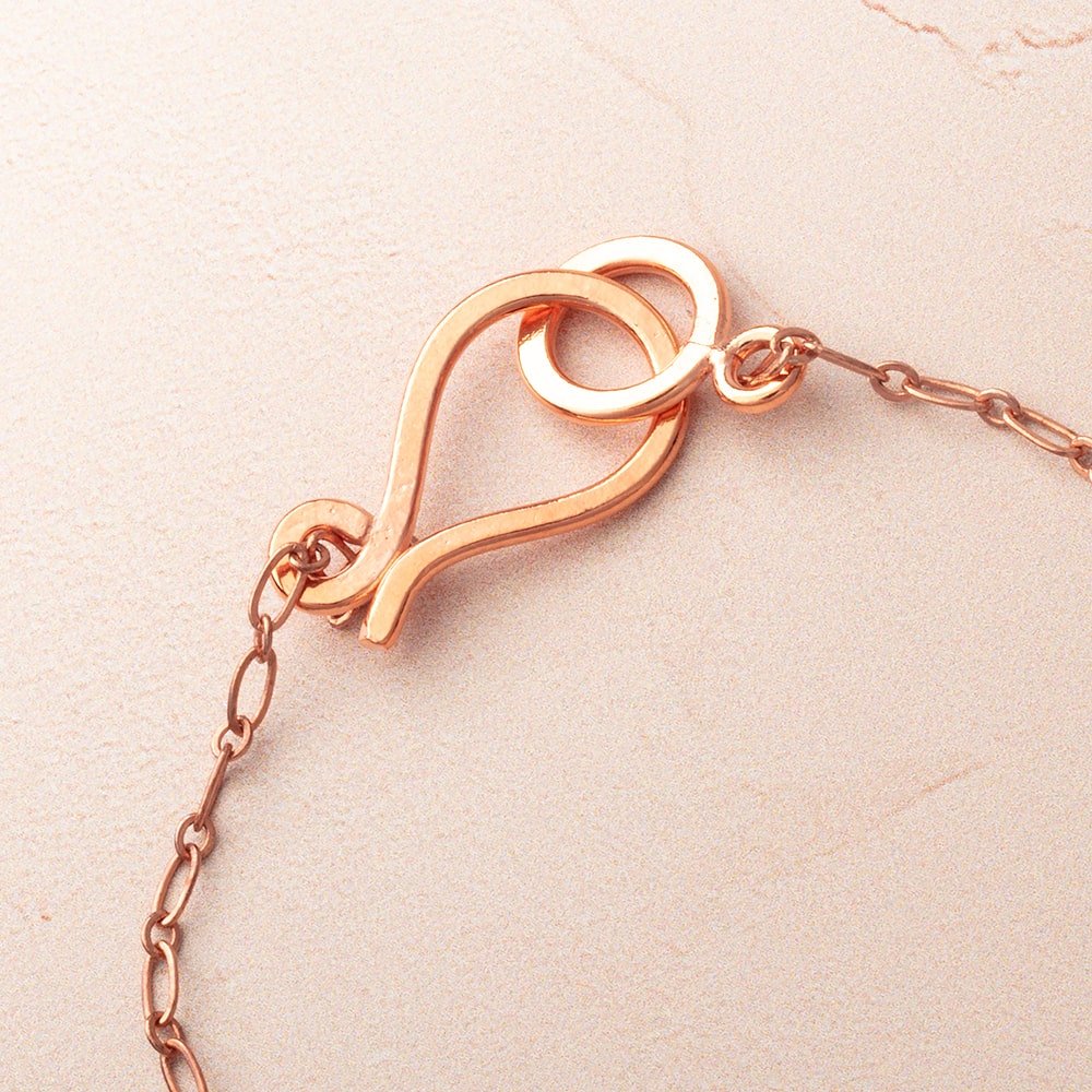 42x26mm Copper Hook and Eye Clasp 1 piece