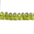 5-5.5mm Peridot Faceted Rondelle Beads 16 inch 116 pieces