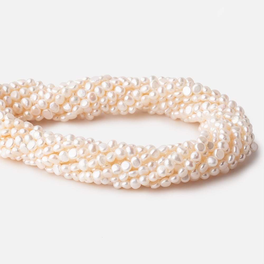4.5x4mm Cream Baroque Freshwater Pearls Set of 12 Strands