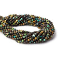 4mm African Turquoise Jasper faceted rounds 15.5 inch 104 beads