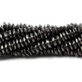 4mm Black Gold plated Copper plain Bead Cap 8 inch 228 pieces