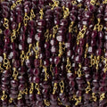 4mm Garnet faceted coin Trio Gold Chain by the foot 54 beads per length