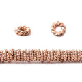 4mm Rose Gold Plated Copper Jumpring 8 inch 175 pcs