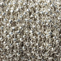 4mm Silver plated Pyrite faceted rondelle Silver Chain by the foot 38 pieces