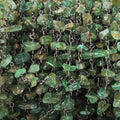 4x3-6x4mm Emerald Chip Black Gold Chain by the foot