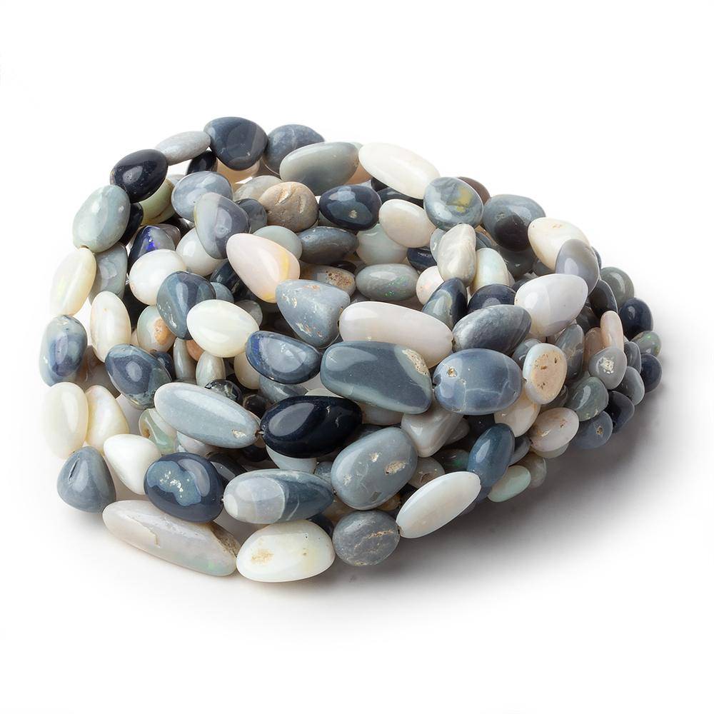 4x4-10x6mm Australian Opal plain nugget beads 18 inch 73 pieces