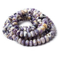 5 - 10mm Morado Purple Opal Plain Rondelle Beads 18 inch 115 pieces