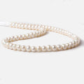 5-6mm Off White Off Round 2.5mm Large Hole Pearls 15 inch 78 pieces