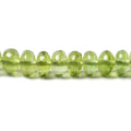 5-6mm Peridot Beads Plain Rondelle 18 inch 138 pieces