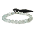 5-7mm Moss Aquamarine Faceted Round 8.25 inch 33 pcs  A