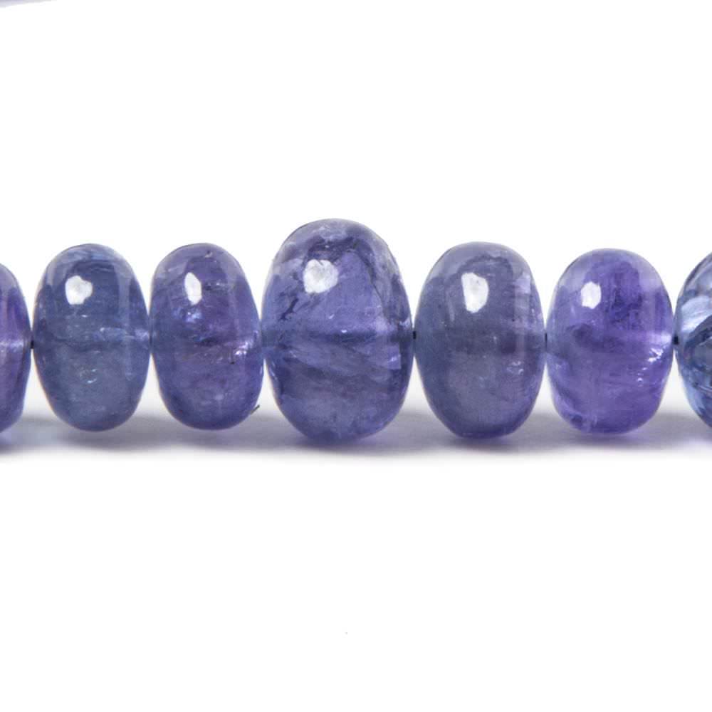 5-8mm Tanzanite Beads Plain Rondelle 15.5 inch 106 pieces