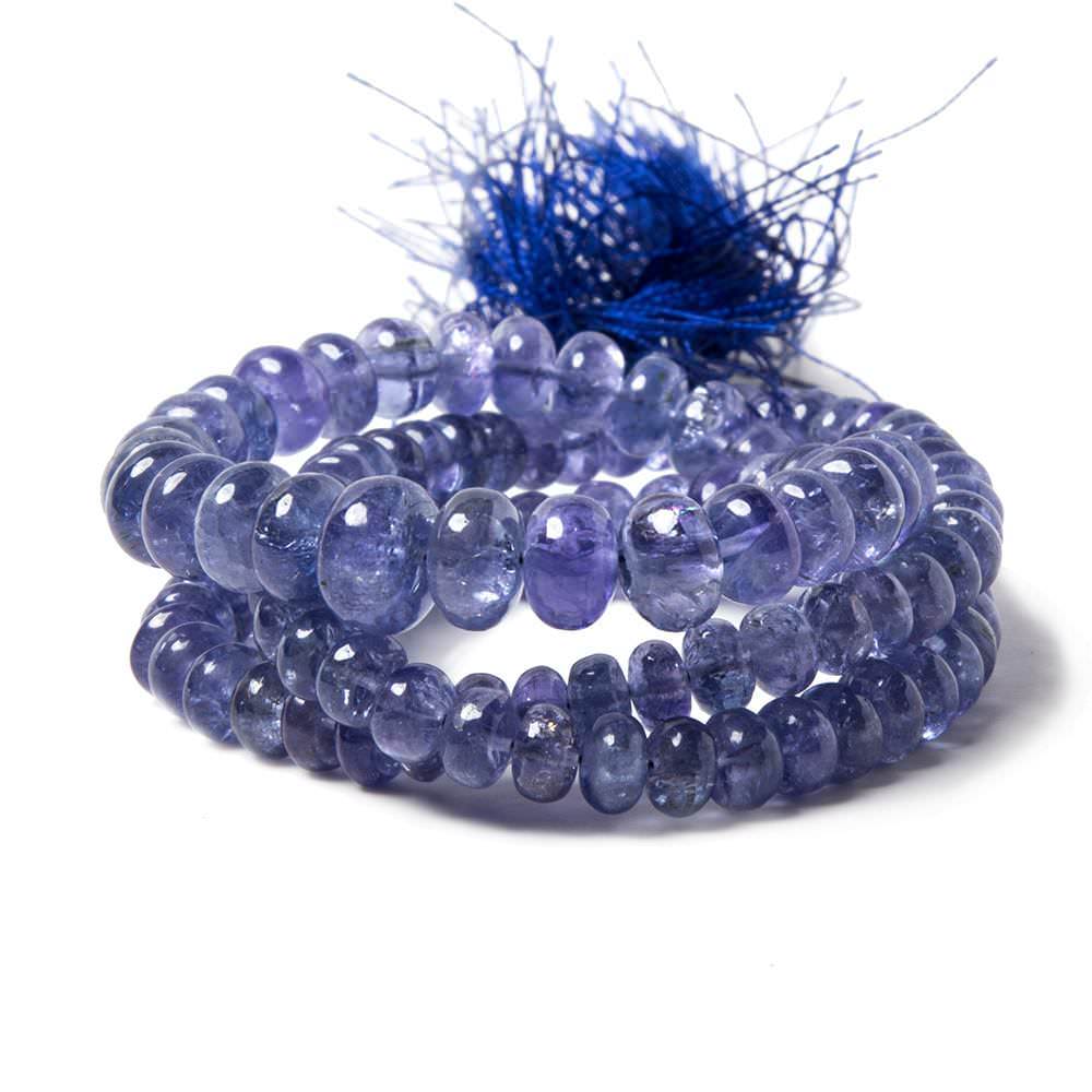 5-8mm Tanzanite Beads Plain Rondelle 15.5 inch 106 pieces