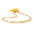 5-8mm Imperial Topaz faceted rondelle beads 17 inch 112 pieces