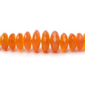 5-9mm Carnelian German Faceted Rondelle 16 inch 140 Beads AA