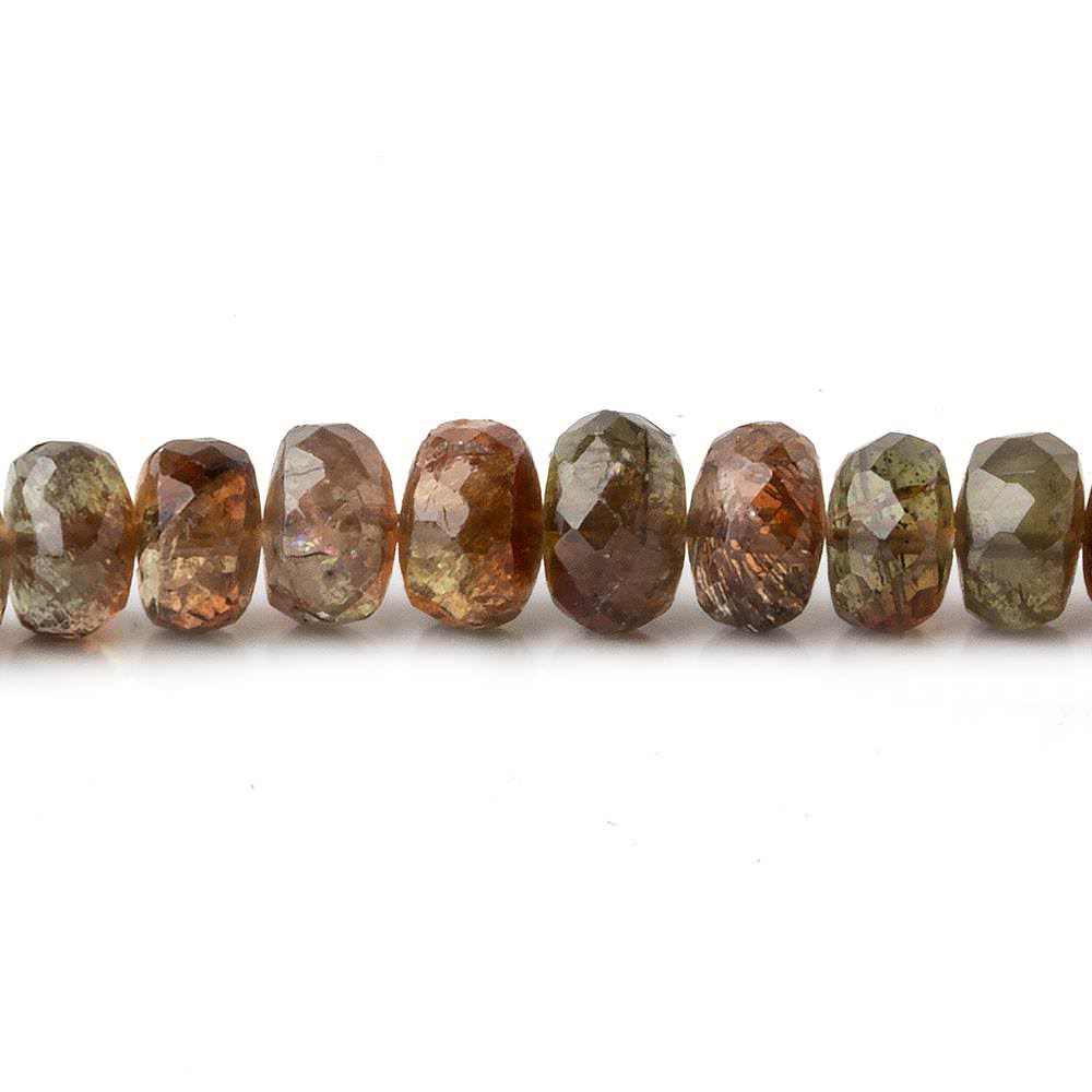 5.5-7.5mm Andalusite Faceted Rondelle Beads 18 inch 115 pieces AA