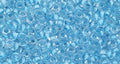 TOHO TD-8-976 - 8/0  Light Aqua Lined Crystal Demi Beads, 5 gm