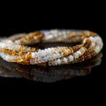 5mm Ethiopian Multi Color Opal Plain Rondelle Beads 13 inch 105 pieces