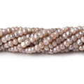 5mm Mystic Multi Color Moonstone faceted rondelle beads 13.5 inch 100 pieces