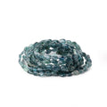 5x3-7x5mm Indicolite Bi-Color Tourmaline Faceted Pear Beads 16 inch 69 pieces