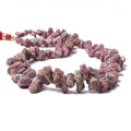 5x4x3-16x8x8mm Ruby Beads Unfaceted Natural Crystal 15 inch 103 pcs
