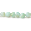 6.5-7mm Blue Peruvian Opal Faceted Candy Kiss beads 8 inch 30 pieces