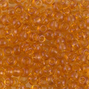 Miyuki 6-133   6/0 Transparent Topaz Seed Beads - 5 or 10 gm