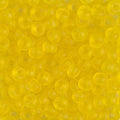 Miyuki 6-136F   6/0 Matte Transparent Yellow Seed Beads - 5 or 10 gm